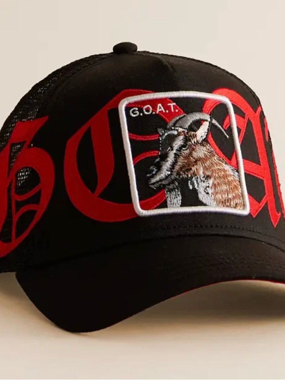 Goorin Bros. “OLD ENGLISH GOAT” Trucker Hat. Mesh SnapBack NWT